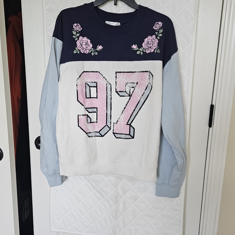 Altar'd State Navy Sweatshirt